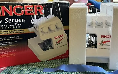 Singer Tiny Serger TS380 Plus Overedging Machine Tested W/ Pedal Box Manual • $75