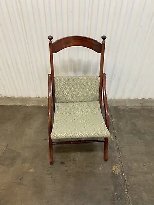 Antique Small Wooden Sewing Or Children's Size Wood Folding Chair Decor • $150