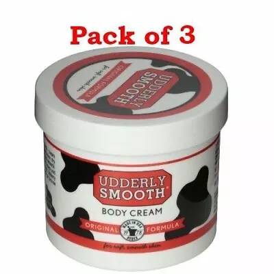 Udderly Smooth Body Cream Soft Smooth Skin Original Formula Scented 12oz 3 Pack • $26.22