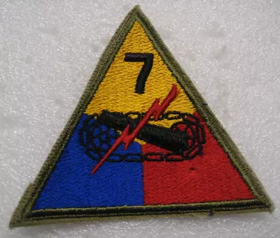 US Army Patch 7th ARMORED DIVISIONww2 • £7.31