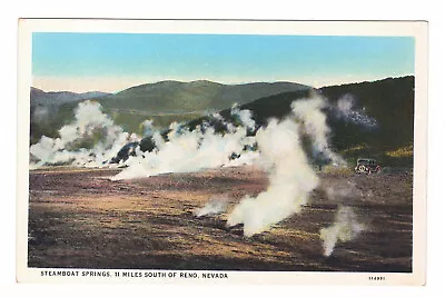 Vintage Postcard  Steamboat Springs  Near Reno Nevada • $1.95