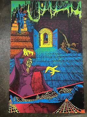 The Sorcerer 1971 Black Light Poster Vintage Psychedelic Rare C188 • $49.99