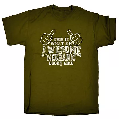 This Is What Awesome Mechanic - Mens Funny Novelty T-Shirt Tshirts T Shirts Gift • $23.75