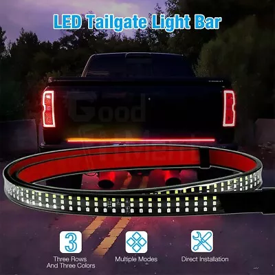 60  Truck Tailgate Strip 432 LED Sequential Turn Signal Brake Reverse Light Bar • $35.28