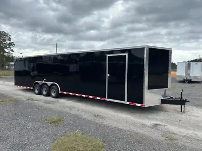 New 8.5x34 V-nose Enclosed Car Hauler Cargo Trailer Triple Axles .080 Metal • $11295