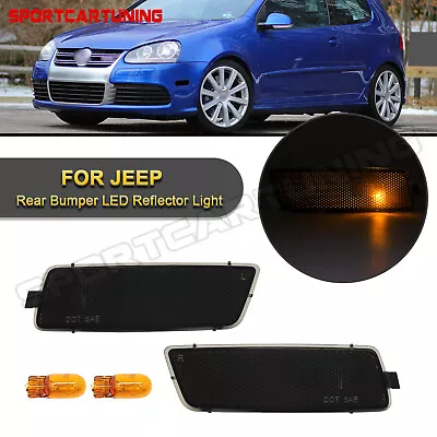 For 06-09 VW MK5 GTI/Rabbit 05-10 VW Jetta Smoked LED Front Side Marker Lights • $23.93