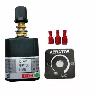 $42.88 • Buy Marine Boat Aerator Fish Livewell Timer Switch10AmpToggle Adjustable Variable12v