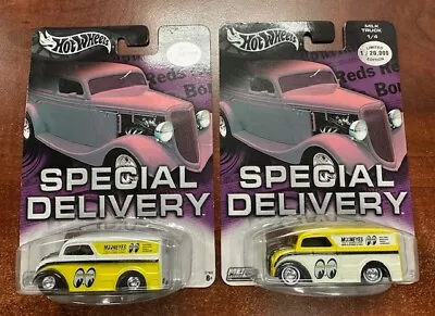 2004 Hot Wheels MILK TRUCK Both Variations Special Dairy Delivery MOONEYES 1/4 • $129.99