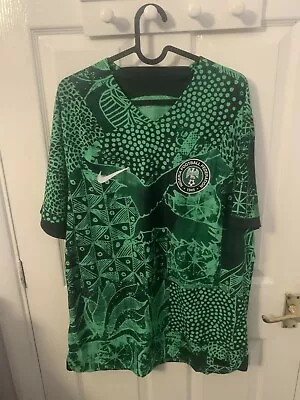 £70 • Buy Nigeria 2022 Football Shirt Nike Mens Large Player Version Authentic