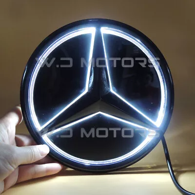 A GLA CLS CLA GLB C Class Led Grill Logo Badge Light For Mercedes-Benz 2019-2021 • $56.99