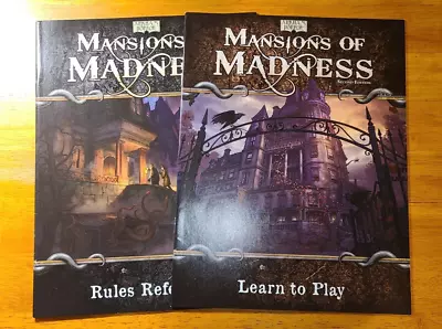 Mansions Of Madness 2nd Second Edition Rules Reference And Learn To Play Manuals • $6.99