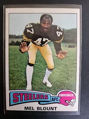1975 Topps #12 Mel Blount (RC) Pittsburgh Steelers---EX+ • $14.99