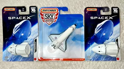 Matchbox Space Shuttle Orbiter + Space X Space Dragon Lot Of 2 **new** • $29.95