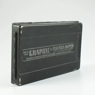 Graflex Graphic Film Pack Adapter No.1232 - 2 1/4  X 3 1/4  • $13.99