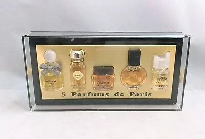 5 Piece Miniature Perfume Box Set Parfums De Paris Made In France NO.5201 • $26.99