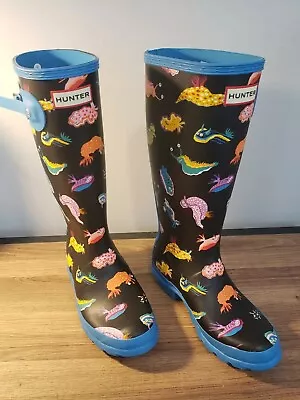 New Hunter Sea Monster Rain Boots Size 5/6 Kid's Youth • $42.97