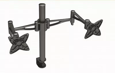 $39.99 • Buy Dual Arm Articulating Lcd Monitor Desk Mount Bracket 13-27 
