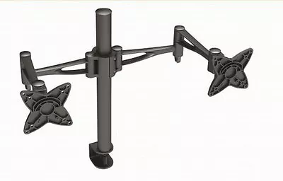 Dual Arm Articulating Lcd Monitor Desk Mount Bracket 13-27  • $29.99