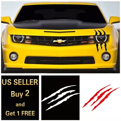 15.8  Monster Claw Scratch Scar Decal Reflective Sticker For Car Headlight Decor • $3.79