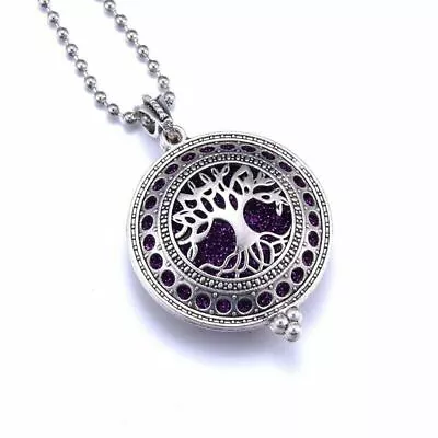 925 Sterling Silver Tree Of Life Charm New Women Fashion Locket Pendant Necklace • $15.74