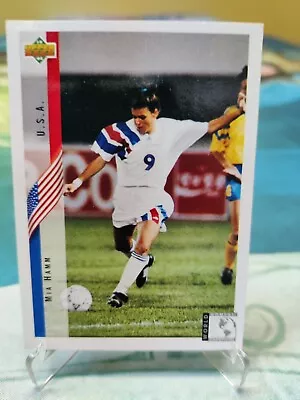 MIA HAMM 1994 Upper Deck World Cup #268 Base Rookie Card US Women's Team • $3.64