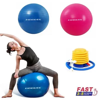 $9.99 • Buy Yoga Fitness Ball Anti Burst Slip Resistance Blanced Yoga Exercises Ball / Pump