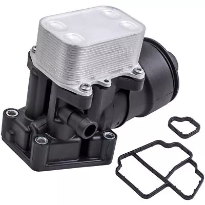 ⭐Oil Cooler Housing+Radiator Cap Gasket For Audi VW Skoda 03L115389C 03L117021C • $35.99