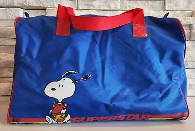 Vintage Snoopy Duffle Bag Kids Gym Travel Peanuts United Feature Syndicate  • $39.95