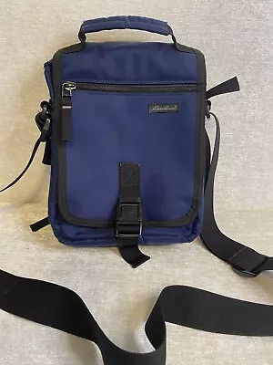 Eddie Bauer Crossbody Bag 8 X 10 Blue Travel Adjustable Strap Lightweight EDC • $25