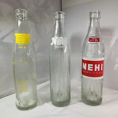 Vintage 10 FL OZ Soda Bottle Collection - One Tab Two Nehi • $8.47