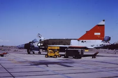 4991 Original Military Aircraft Slide Qf-102a Delta Dagger 56-1289 Usaf 1980 • $2