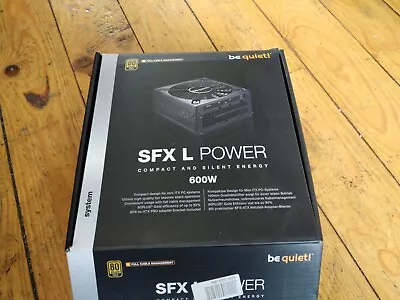 600W Be Quiet! SFX-L Full Modular 80 PLUS Gold Single Rail 120mm Fan • £50