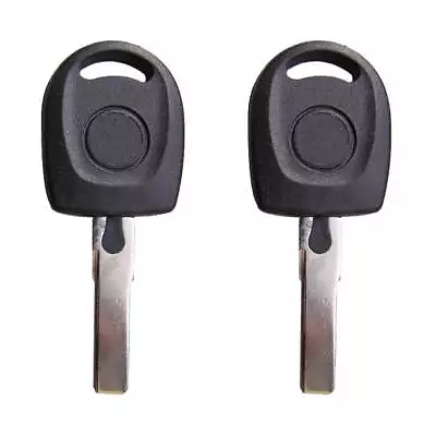 2 New Uncut Transponder Key Replacement For Volkswagen ID48 CAN Chip HU66T24 • $11.31