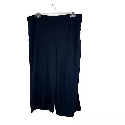 J Jill Pants Women Medium Blue Stretch Pull On Wearever Collection Casual Solid • $10