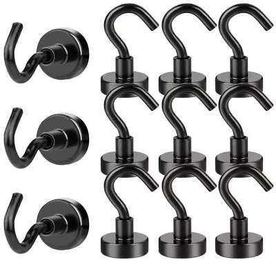 Strong Magnetic Hooks Heavy Duty 100 Lb 50 Lbs 25 Lb Magnetic Hooks Hangers 80Lb • $8.99