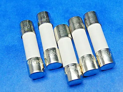 1AMP 250V Fuse 5mm X 20mm Quick Blow CERAMIC BODY Pack Of 5 Or Pack Of 10 • £2.70