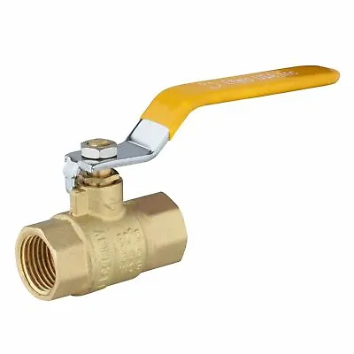 EFIELD 1PC 3/4 Inch Female Full Port 600WOG NPT Brass Ball Valve FIP Threaded • $5.88