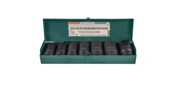 7 Pcs 3/4  Drive 6pt Flank Deep Socket Set   • $35