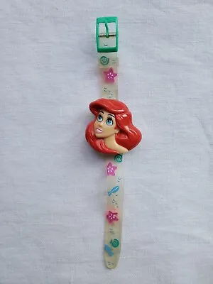 $15 • Buy Rare Vtg 90s Disney Little Mermaid Ariel Flip Watch Digital Kids Classic Toy 
