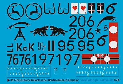 Peddinghaus 1/35 EP 1720 Insignia For German S BOATS IN The North Sea • £21.01