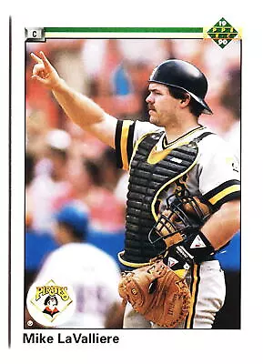 1990 Upper Deck Mike LaValliere Pittsburgh Pirates #578 • $1.49