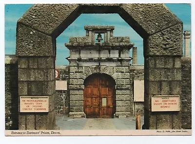 Entrance To Dartmoor Prison Princetown. Vintage John Hinde Postcard (P4004) • £0.99