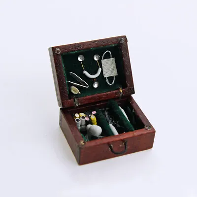 1/12 Scale Dollhouse Miniatures Victorian Medical Case Box Hospital Accessorie • $6.99