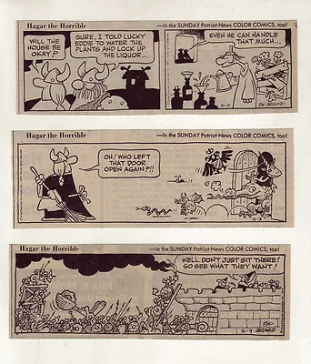 Hagar The Horrible By Dik Browne - 10 Daily Comic Strips From May 1977 • $2.95