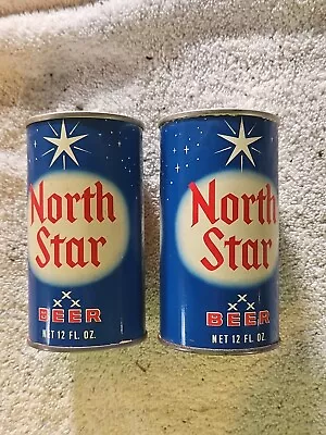 North Star Beer Vintage Steel Cans Lot EMPTY Cold Spring Brewing MN • $1