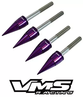 Vms 6mm Purple Spike Cam Cap Cup Bolt Washer Kit For Honda Prelude H22 H23 • $24.95