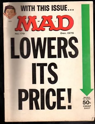 Mad Magazine #179 G+  1975 Ec (free Shipping On $15 Order!) • $2.99