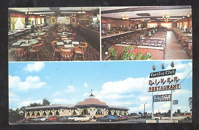 Marlton New Jersey Country Club Diner Restaurant Cars Advertising Postcard • $16.99