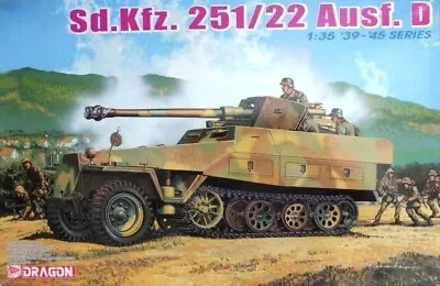 Dragon 6248 1:35th Scale Sd.Kfz. 251/22 Ausf. D W/7.5cm PaK 40 • £20