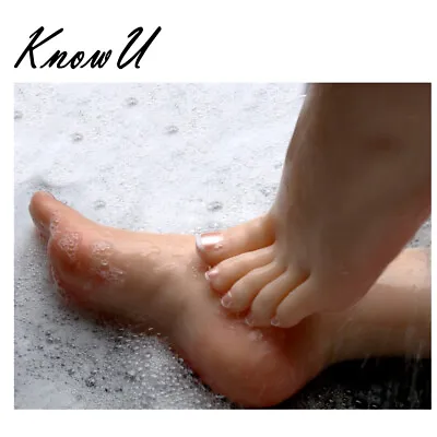 One Left Or Right Silicone Feet Model Jewelry Display Female With Bone 23cm • $44